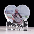 Love Heart Crystal Photo Frame Personalized Picture Frame